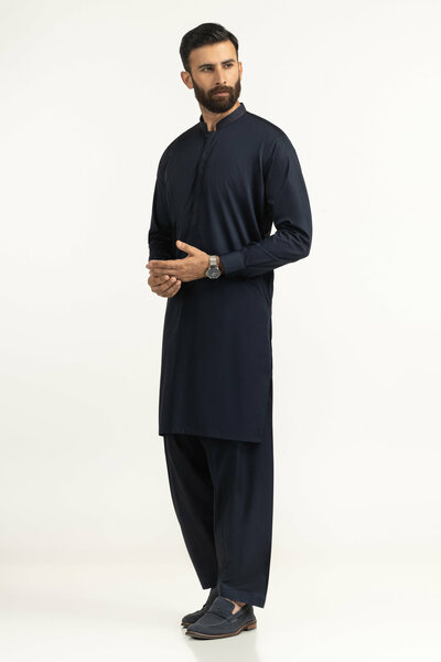 Regular Fit Embroidered Suits