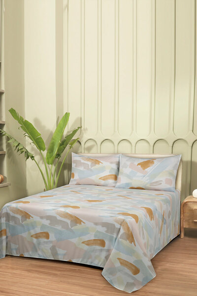 Linen Collection MFJP Printed Bed Sheet Set