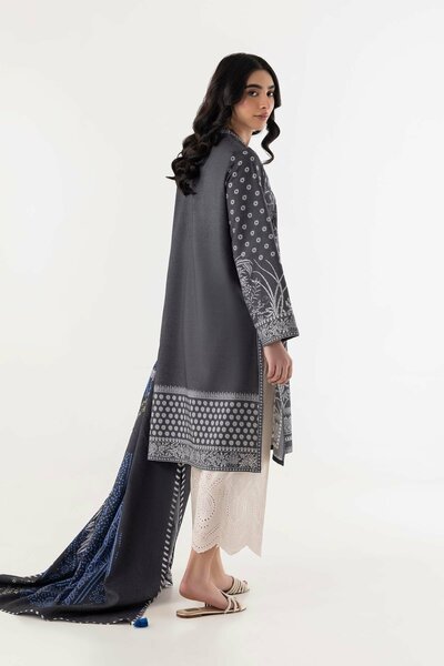 Stitched Linen Digital Dupatta