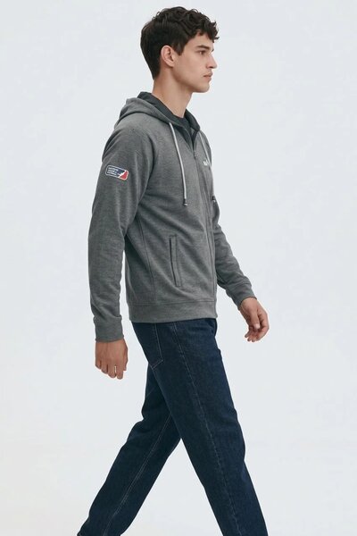 Men's Rayens Munich Minor Fault Zipper Hoodie
