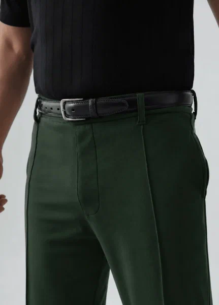 Zenetti Mens RTW Solids Cotton Trouser Suit Pleated Casual Collection