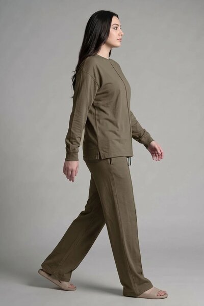Max 21 Women's Pleated Jersey Co-ord Set