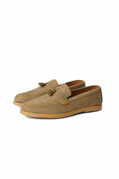 Alba Men's Suede Tassel Loafers