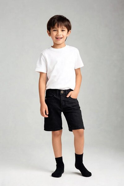 CD Boy's Basic Denim Shorts