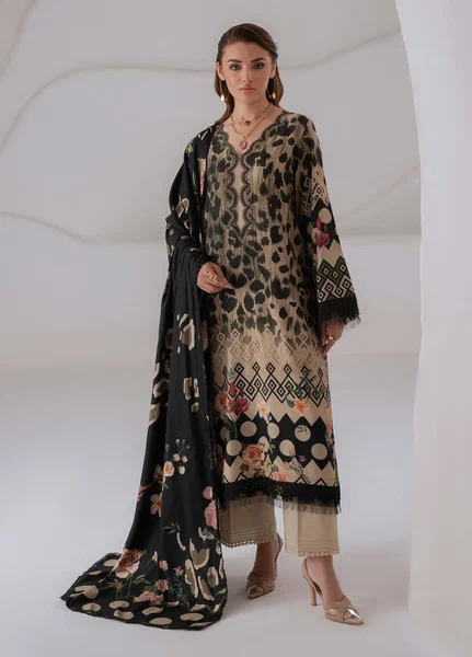 Signature Prints by Nureh Unstitched Printed Marina 3 Piece Suit NU26USM SP-223 - Casual Collection