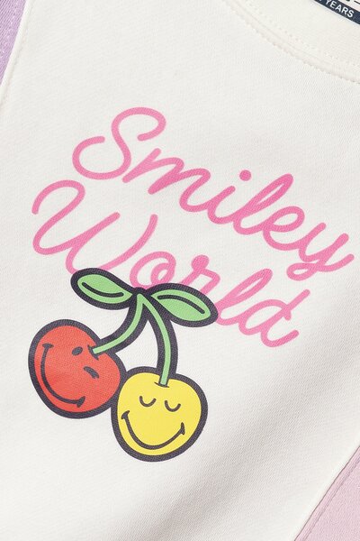 Girls Pastel Cherry Drop Sweatshirt