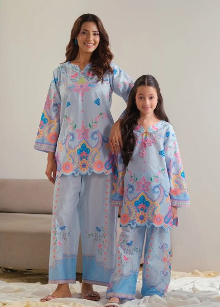 Sprinkles Girls RTW Printed Cotton 2 Piece Suit Celestial Garden Summer Collection