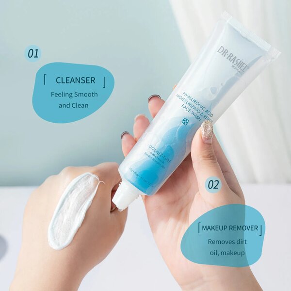 Dr Rashel - Hyaluronic Acid Double-Tube Face Wash