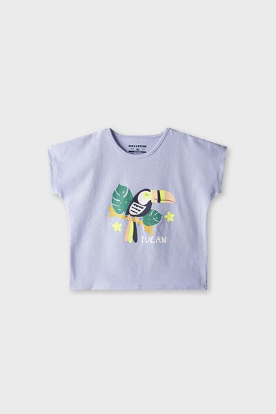 Girls Toucan Graphic Relaxed Tee