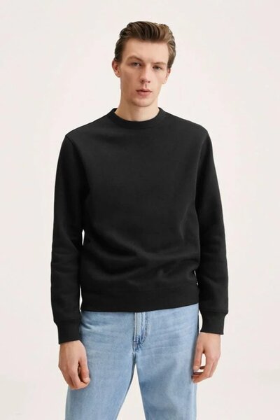 Arrow Men's Solid Fleece Sweat Shirt