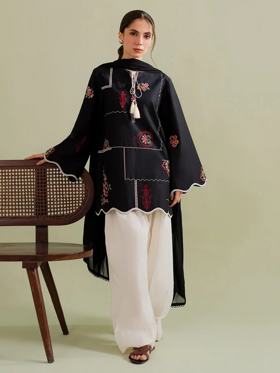 Bloomnight-3Pcs Embroidered Set