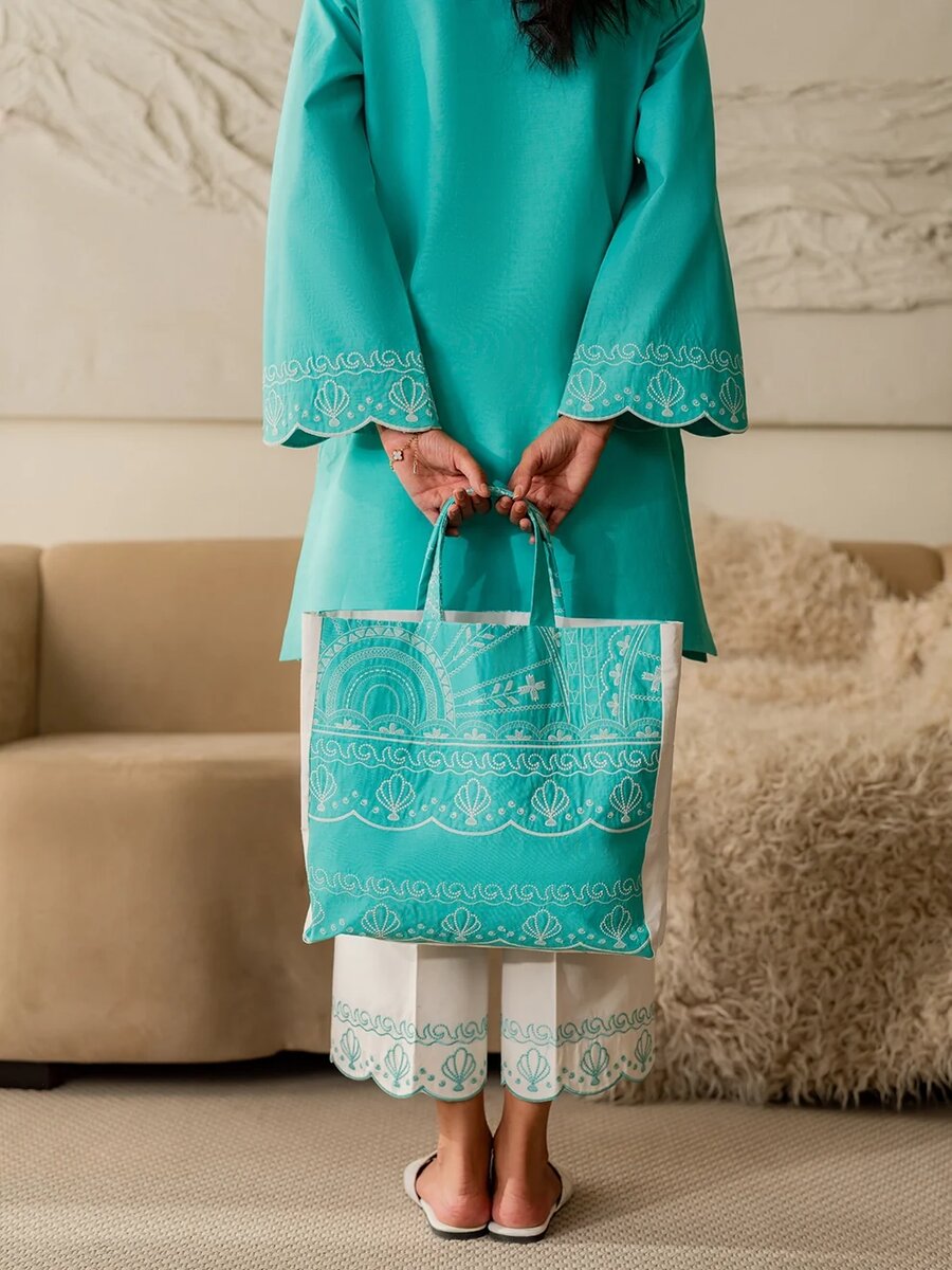 Sea Breeze - 3Pcs Embroidered Set