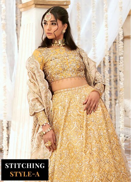 Aik Atelier Embroidered Tissue Suits Unstitched 3 Piece AIK25EF Vl1 Look 09 - Formals Collection