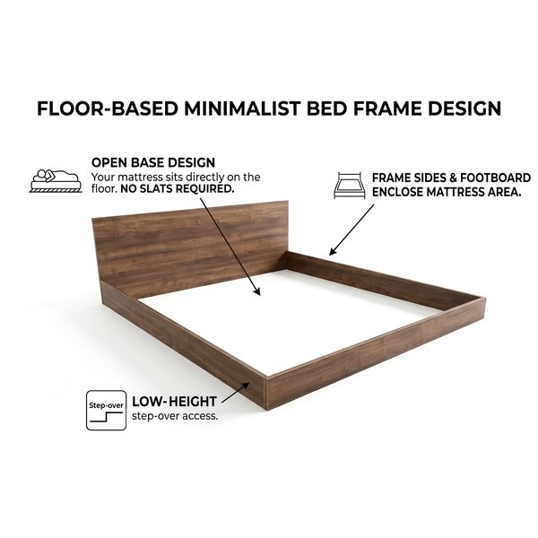 Zen King Size Floor Bed