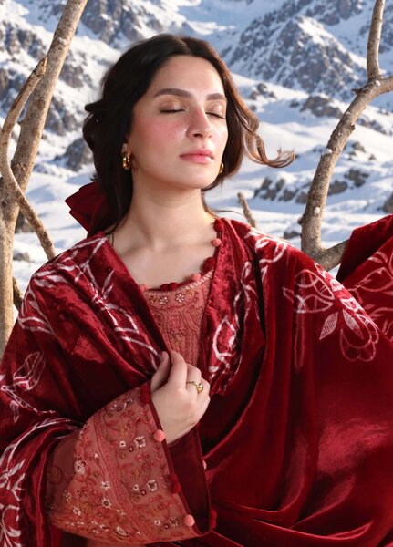 Carnation by Rang Rasiya Unstitched Embroidered Karandi 3 Piece Suit RR26UKW ROSEA - Winter Collection