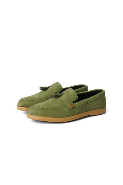 Alba Men's Suede Tassel Loafers