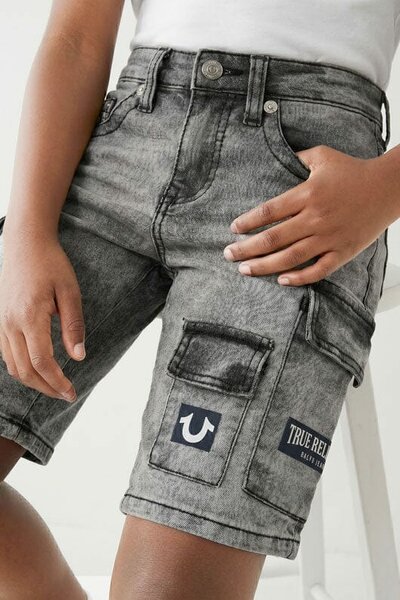 TR Boy's Denim Cargo Shorts