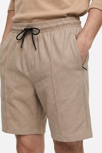 Jay Cee Men's Pleated Baggy Shorts
