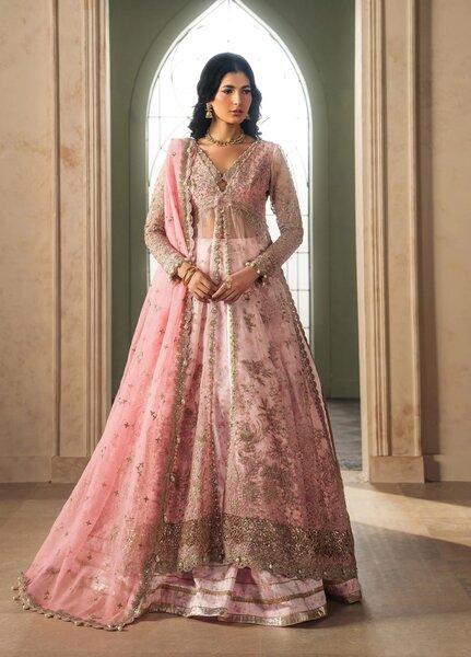 Luminara by Ayzel Unstitched Embroidered Organza 3 Piece Suit AAF26UWL RHEALM AYZ-175 - Wedding Collection