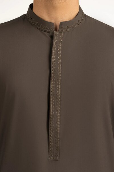 Regular Fit Embroidered Suits