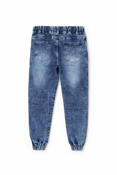 JL Men's Denim Jogger Pants