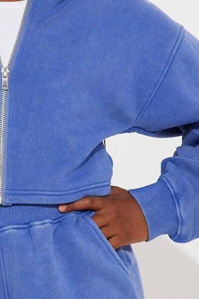 NK Girl's Fleece Zipper Hoodie