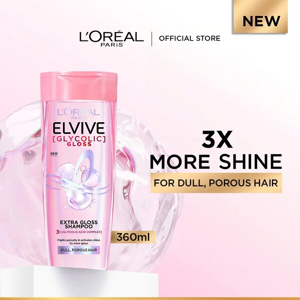 L'Oreal Paris - Elvive Shampoo Glycolic Gloss 360ml