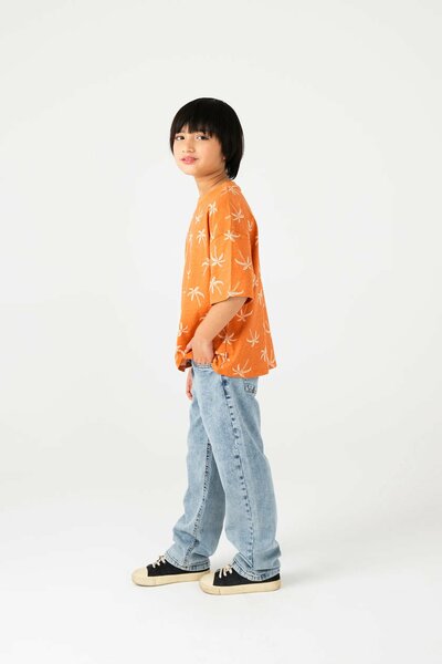 Boys Rust Palm Relaxed Tee