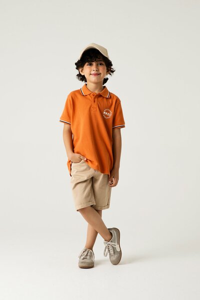 Boys MMXI Classic Rust Polo