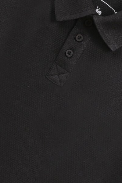 Boys Shadow Black Polo Shirt