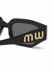 Shein - 1pc Polygon Sunglasses, Hip-Hop And Fashionable, Suitable For Daily Outdoor Activities