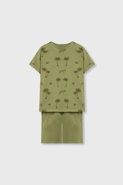 Olive Jungle Trek Co-ord Set