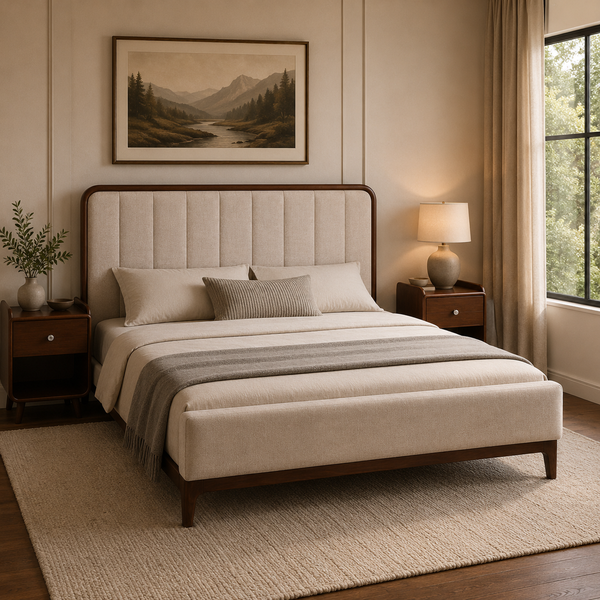 Aurra Bedroom Set - King Size Bed with Dresser