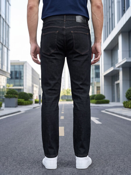 Indigo Straight Fit Jeans 63