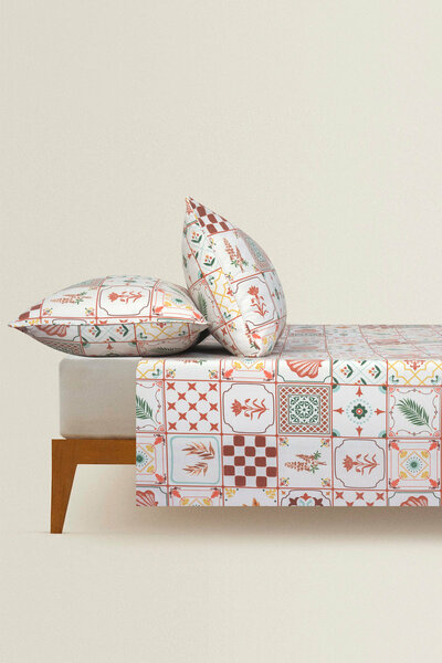 Marine Tiles T-150 Bed Sheet Set
