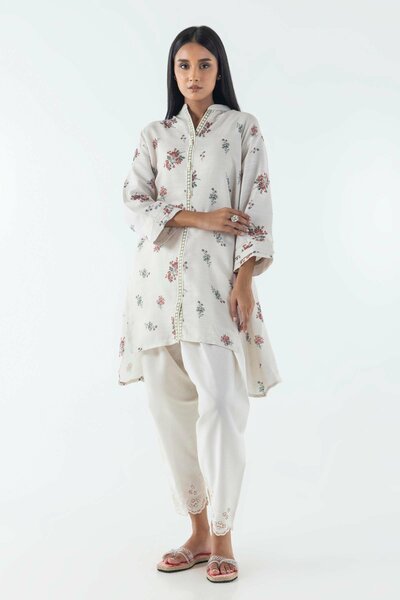 Stitched Basic Printed Shirt