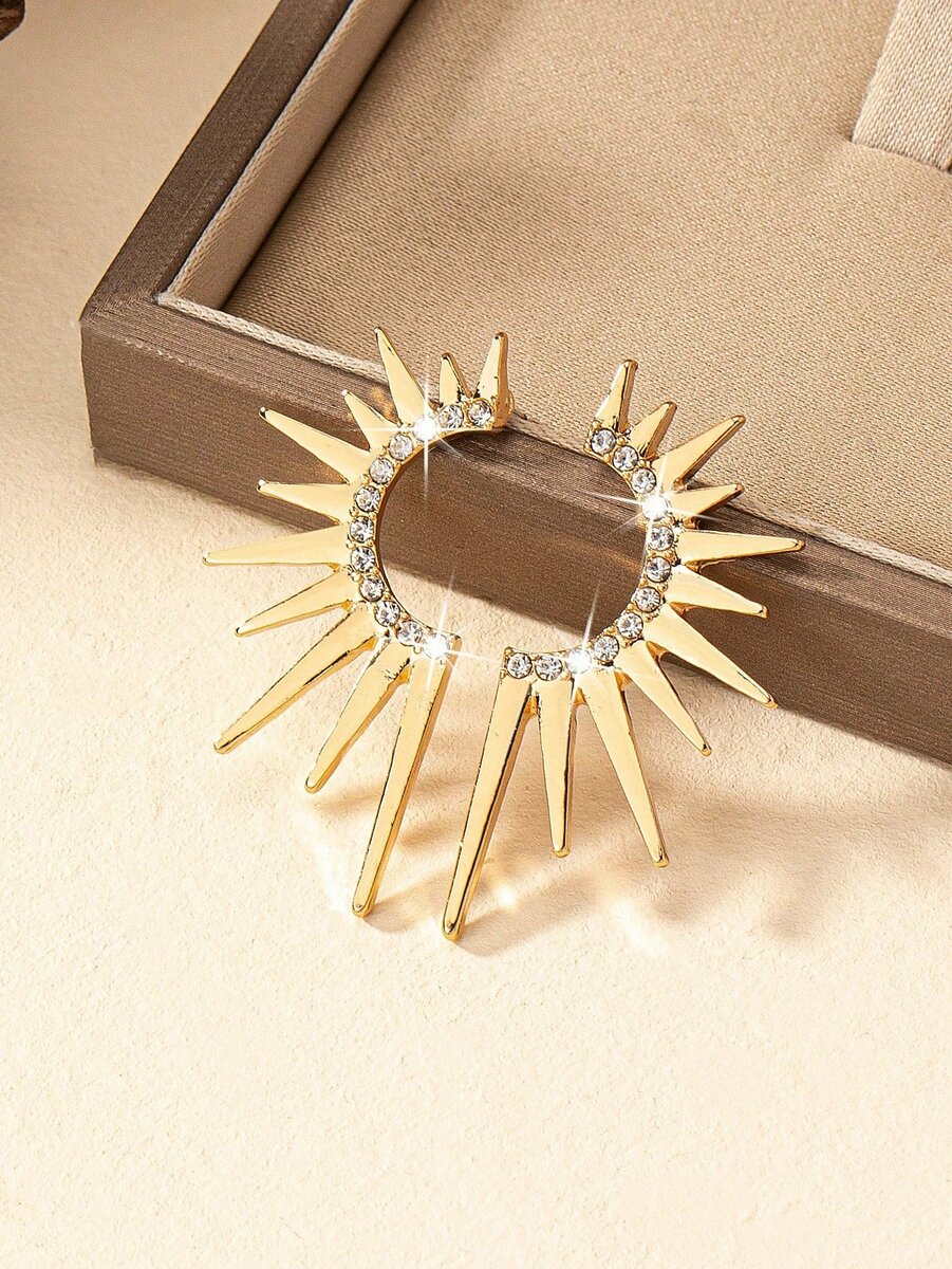 Shein - Structured Stud Earrings