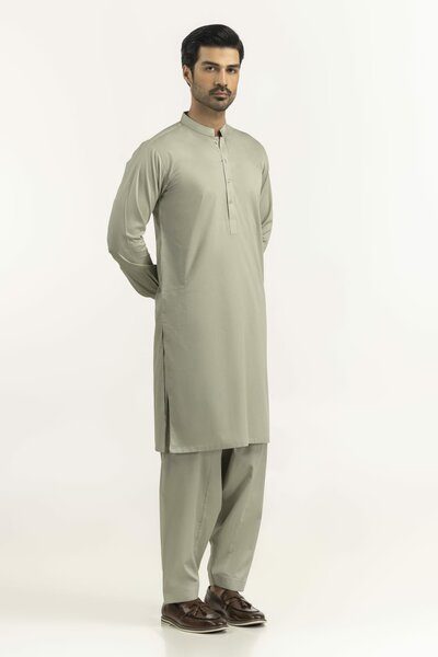 Regular Fit Embroidered Suits