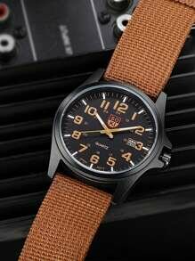 Shein - Men's Watch 1 Piece Set Calendar CasualSport Digital Circular Dial Quartz Watch