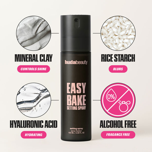 Huda Beauty - Easy Bake Setting Spray with 16-Hour Wear