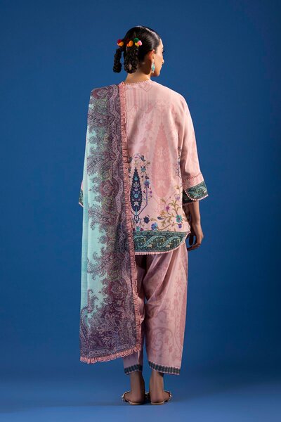 Unstitched Printed 3 Piece Lawn Suit