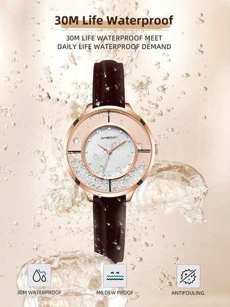 Shein - 1pc Women's Watch, Elegant Women's Quartz Watch,
