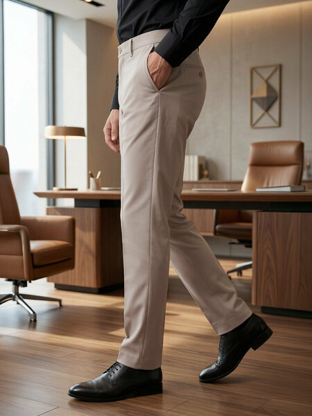 Fawn Performance Wrinkle Free Trouser (CTR-122)