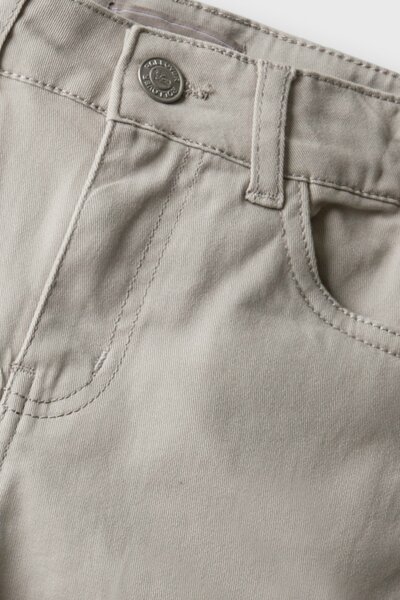Boys Oatmeal Straight Fit Twill Pants