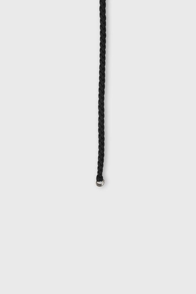 Girls Braided Black Belt