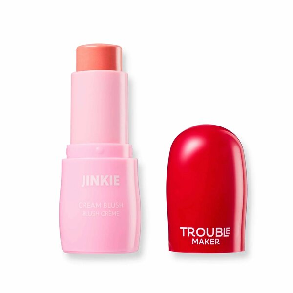 Trouble Maker - Jinkie Stick Cream Blush Too Much Baby Pink
