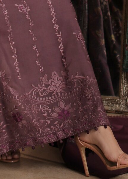 Noor by Saadia Asad Unstitched Embroidered Linen 3 Piece Suit SA26UNL D5 A - Winter Collection