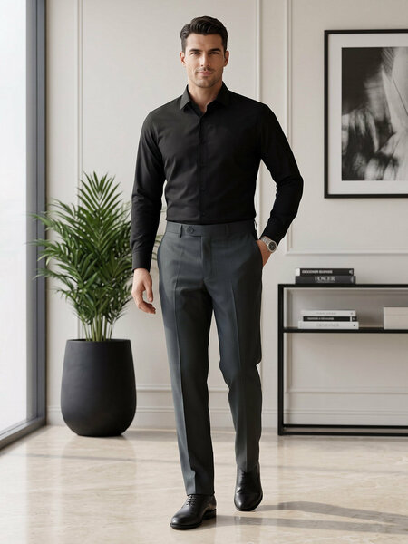 Forest Green Executive Formal Dress Pant (FDT-419)
