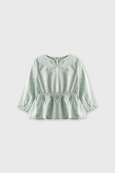 Soft Mint Peplum Top
