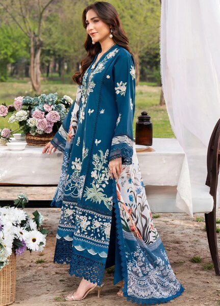 Chandan Nagri Women RTW Embroidered Lawn 3 Piece Suit Mudan Luxe - Festive Collection